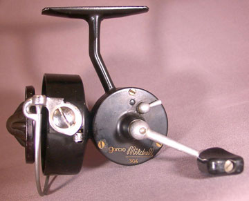 left side of reel
