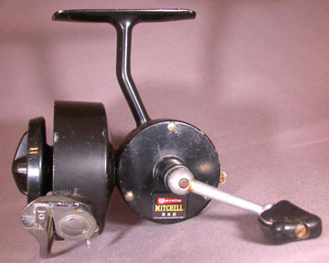 left side of reel